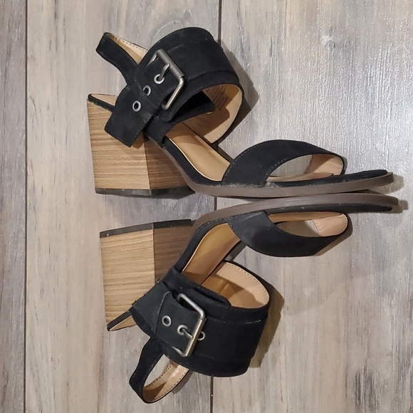 Universal Thread Women block heels sandals shoes  sz 8.5 - Picture 6 of 11